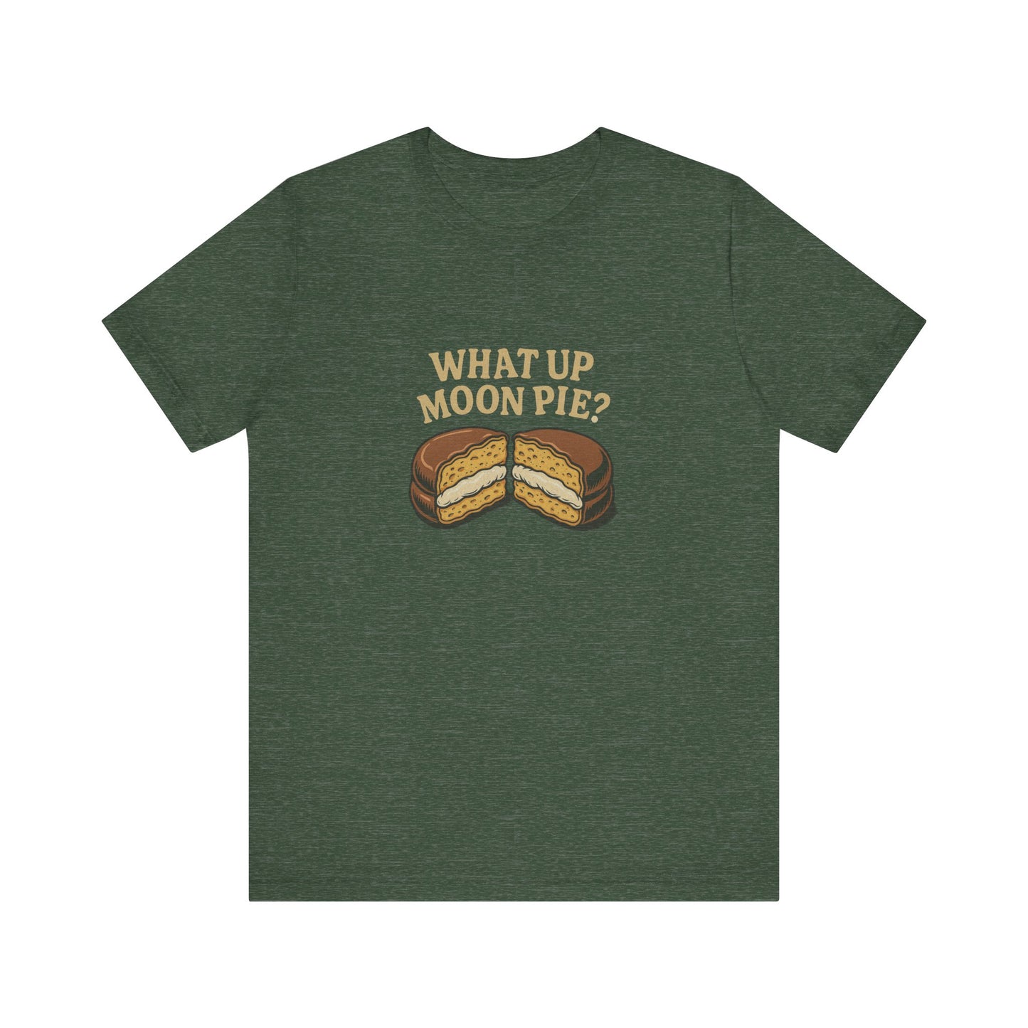 What Up, Moon Pie? — Big Bang Theory Retro Tee (Dark)