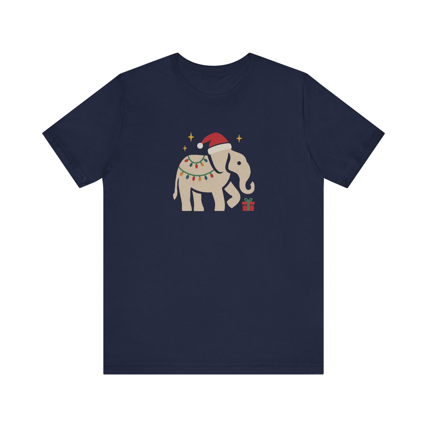 White Elephant Season — Retro Christmas Graphic Tee (Dark)