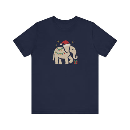 White Elephant Season — Retro Christmas Graphic Tee (Dark)