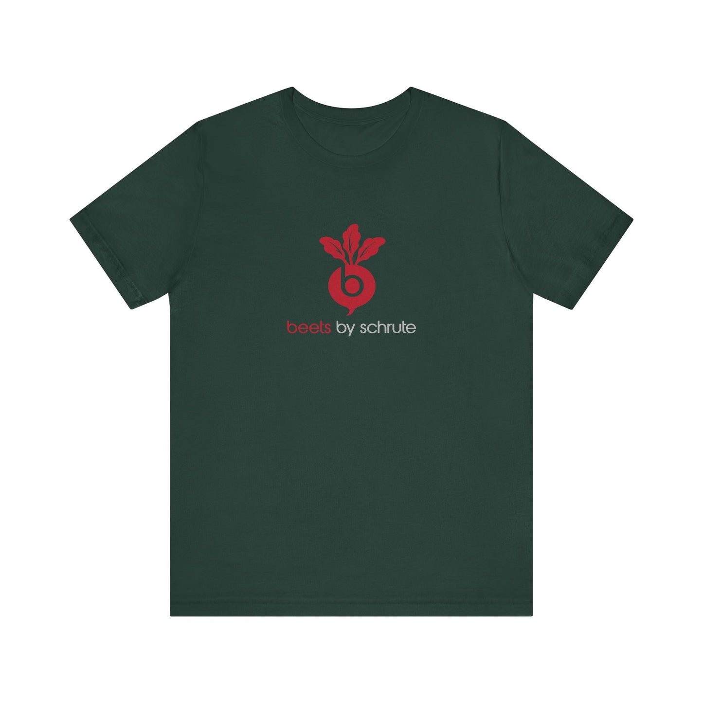 Beets by Schrute Parody Brand — The Office Retro Tee (Dark)