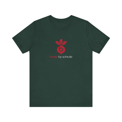 Beets by Schrute Parody Brand — The Office Retro Tee (Dark)