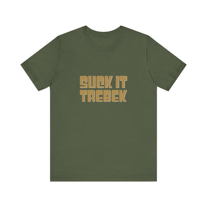 Suck It Trebek — SNL Celebrity Jeopardy Sketch Retro Tee (Dark)