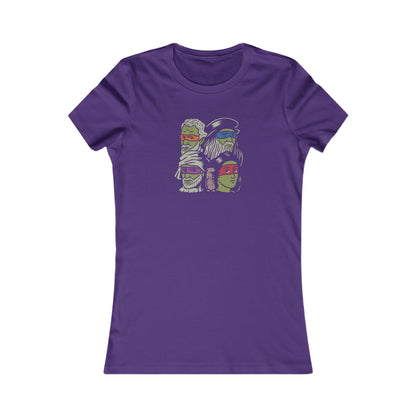 Renaissance Ninja Turtles — TMNT Retro Women's Tee (Dark)