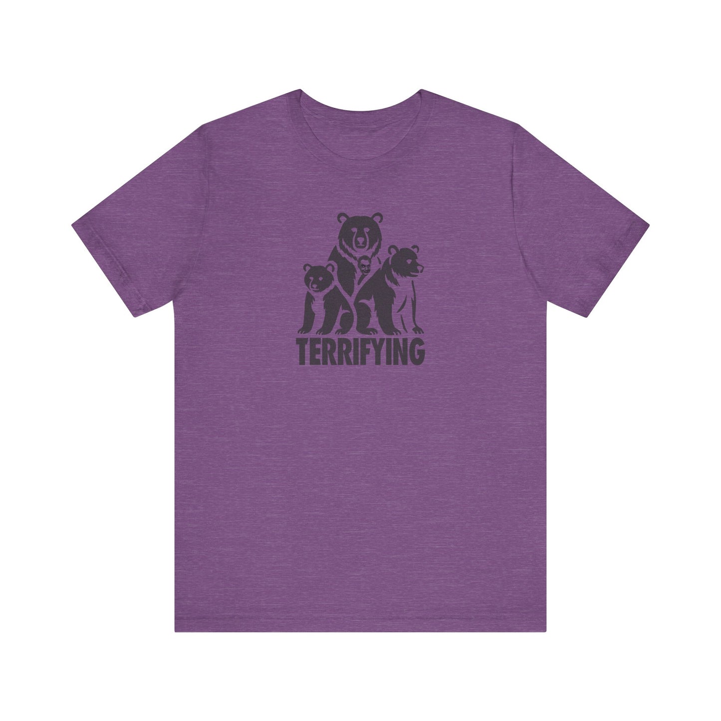 Bears Are Terrifying — Retro Silhouette Tee (Light)