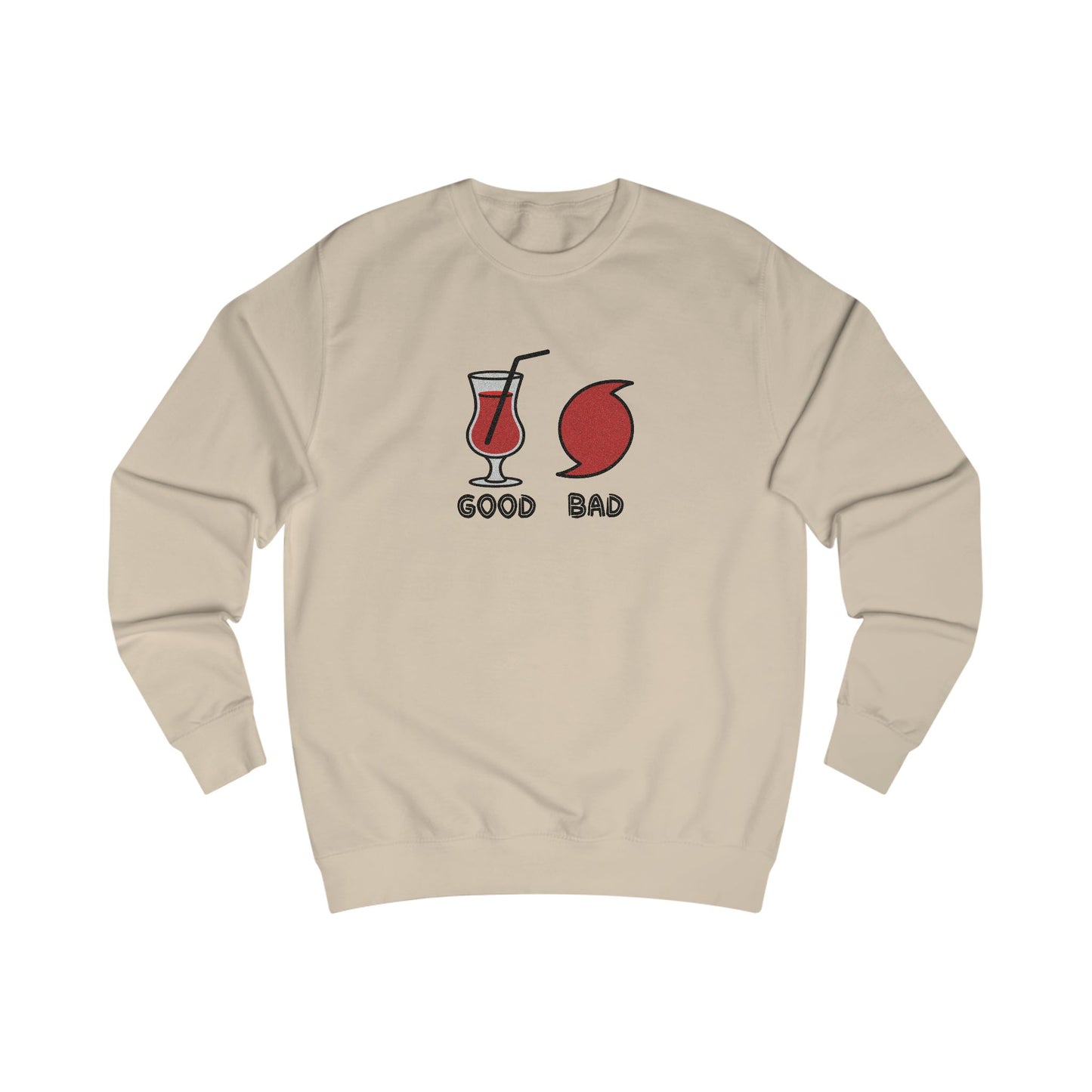 Good Hurricane, Bad Hurricane – Tropical Retro Sweatshirt (Light)