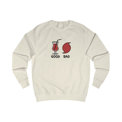 Good Hurricane, Bad Hurricane – Tropical Retro Sweatshirt (Light)
