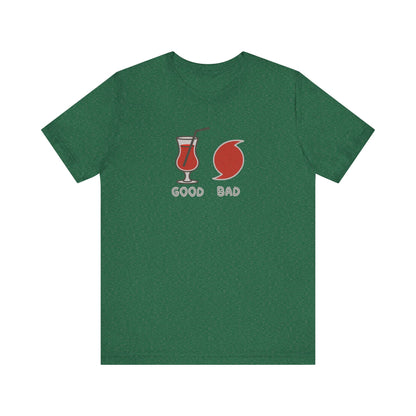 Good Hurricane, Bad Hurricane – Tropical Retro Tee (Dark)