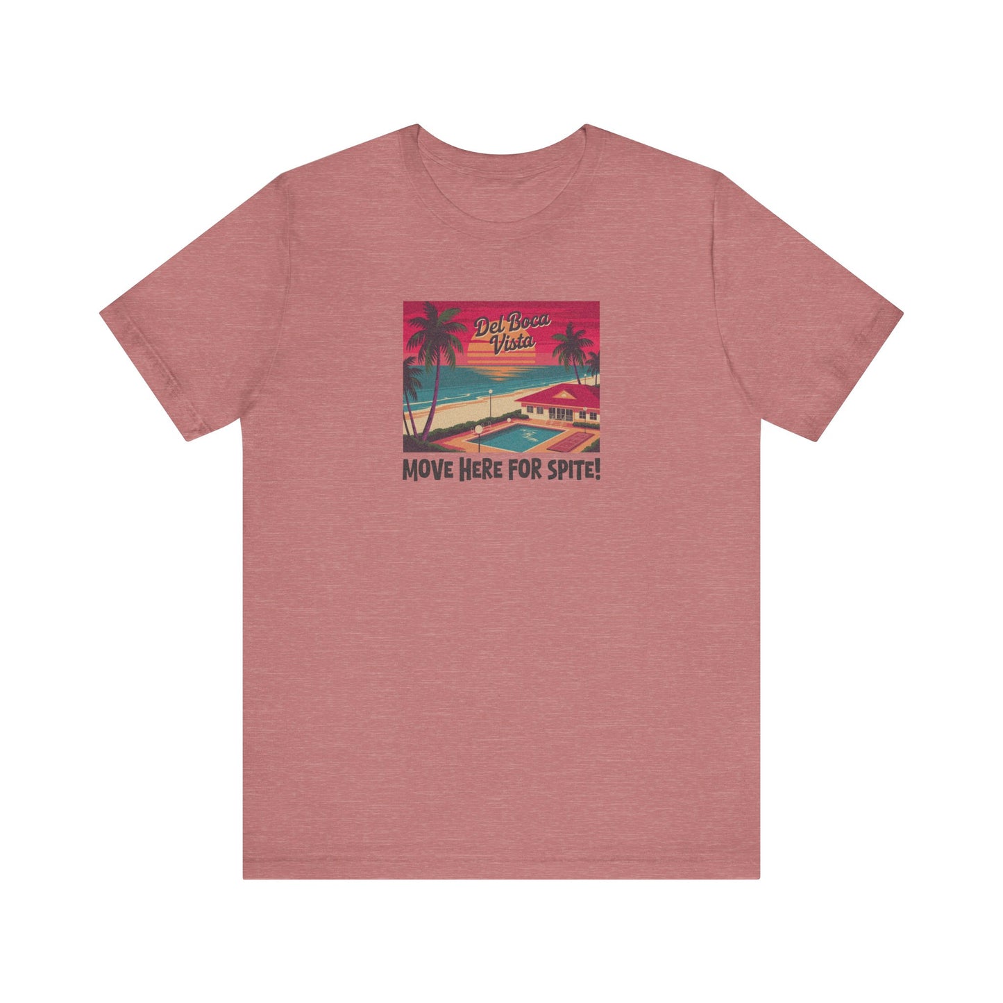 Del Boca Vista (Move Here For Spite!) — Seinfeld Retro Tee (Light)