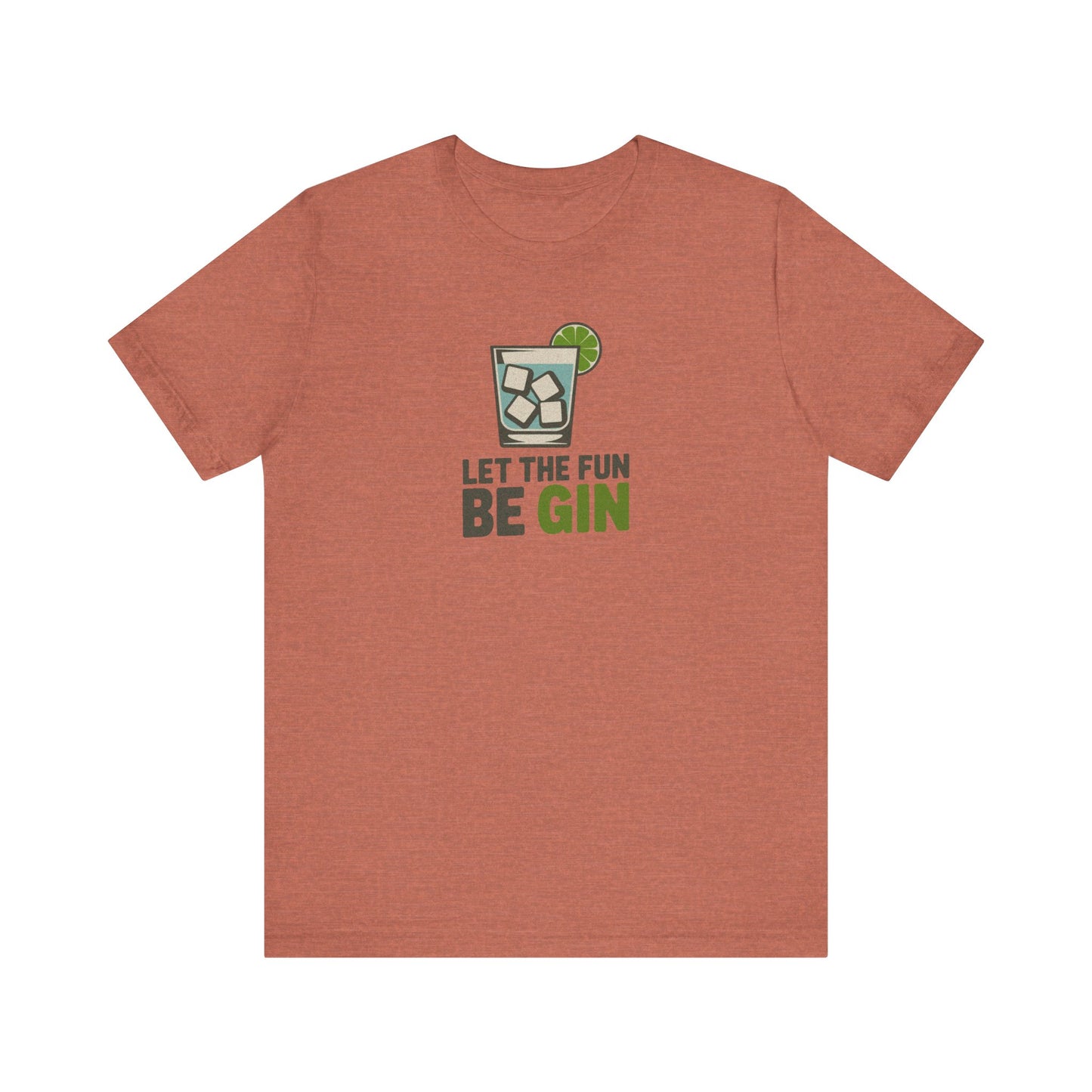 Party Starter: Let the Fun Be Gin – Cocktail Retro Tee (Light)