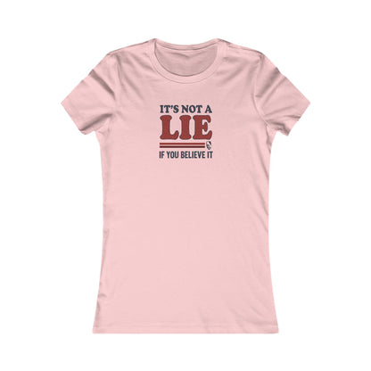 It’s Not a Lie, If You Believe It — George Costanza Retro Women's Tee (Light)
