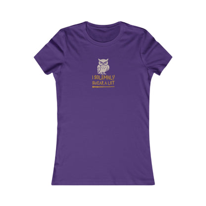 I Solemnly Swear a Lot — Harry Potter Women's Tee (Dark)