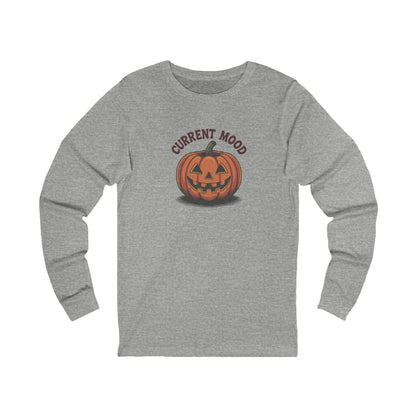 Current Mood (Vintage Jack) — Retro Halloween Long Sleeve (Light)