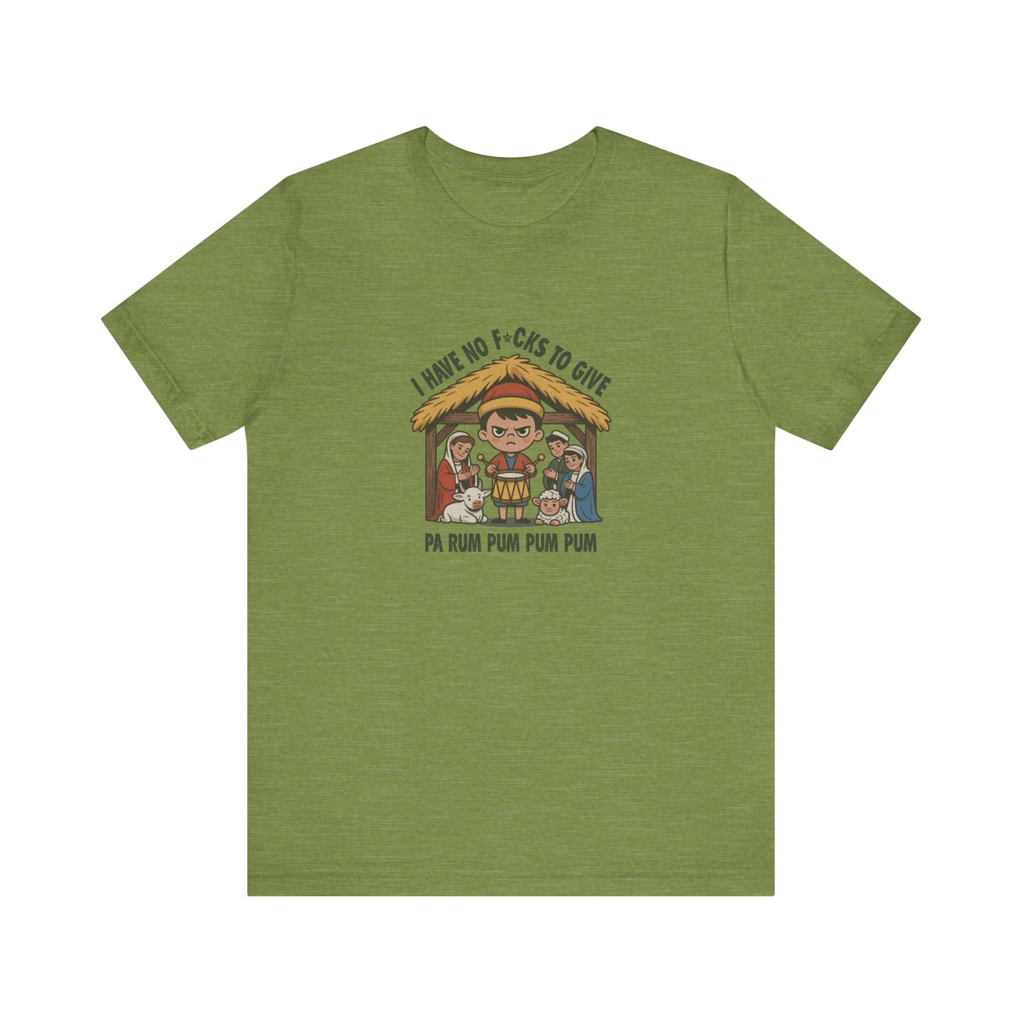 I Have No F*cks to Give — Little Drummer Boy Retro Tee (Light)