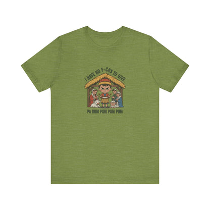 I Have No F*cks to Give — Little Drummer Boy Retro Tee (Light)