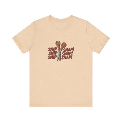Snip Snap! — Michael Scott Vasectomy Retro Tee (Light)