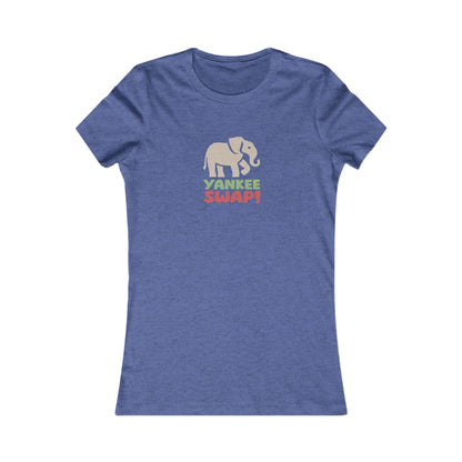 Yankee Swap! Christmas Party — Michael Scott Retro Women's Tee (Dark)