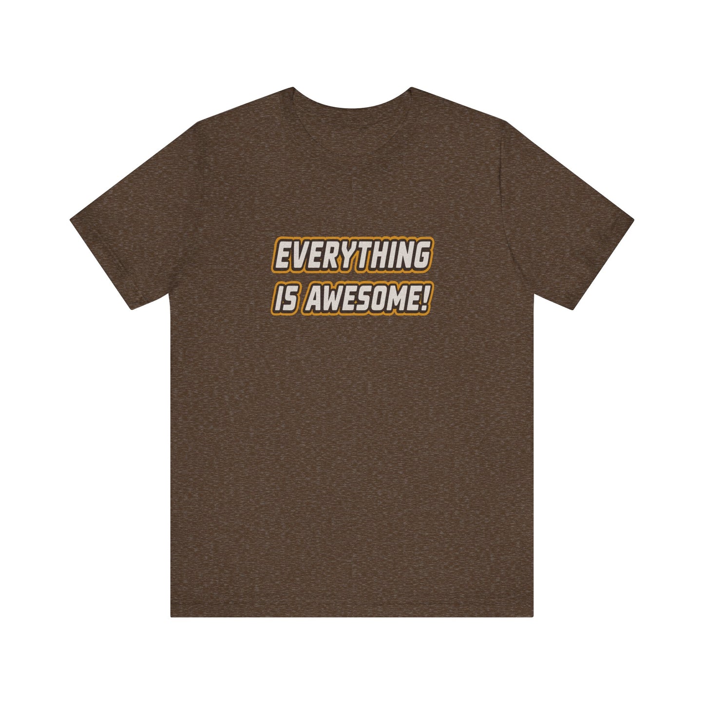 Everything is Awesome! — The LEGO Movie-Inspired Retro Tee (Dark)