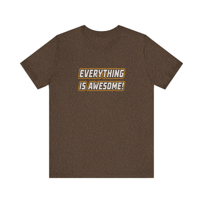 Everything is Awesome! — The LEGO Movie-Inspired Retro Tee (Dark)