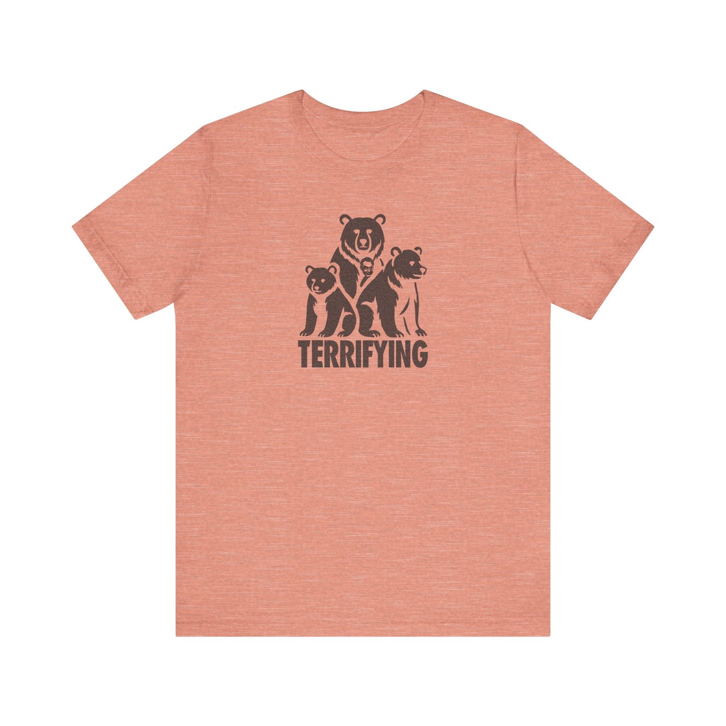 Bears Are Terrifying — Retro Silhouette Tee (Light)