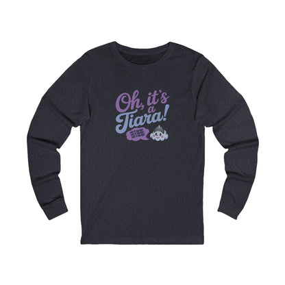 Oh, It’s a Tiara! (Put It On Me!) — Amy Farrah Fowler Retro Long Sleeve (Dark)