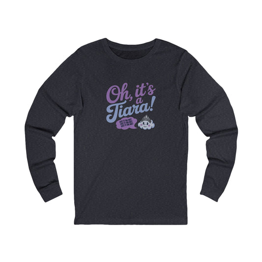 Oh, It’s a Tiara! (Put It On Me!) — Amy Farrah Fowler Retro Long Sleeve (Dark)