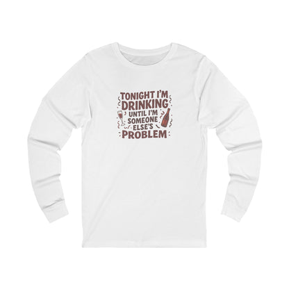 The Problem is Coming From Inside the Bar — Retro Long Sleeve (Light)