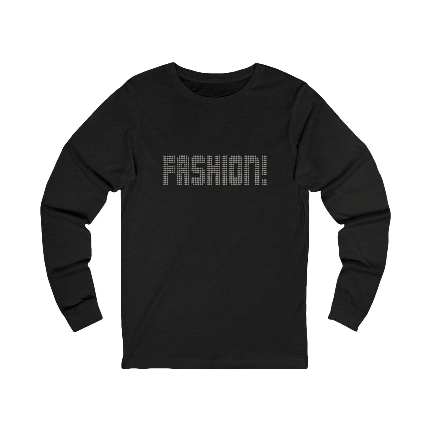 FASHION! — Psych Faux Rhinestones Retro Long Sleeve (Dark)