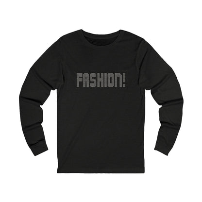 FASHION! — Psych Faux Rhinestones Retro Long Sleeve (Dark)