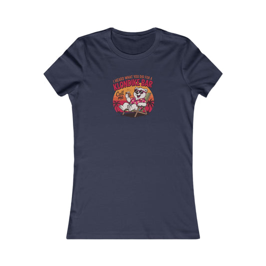 What You Did for a Klondike Bar — Retro Graphic Women's Tee (Dark)