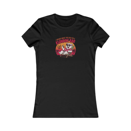 What You Did for a Klondike Bar — Retro Graphic Women's Tee (Dark)