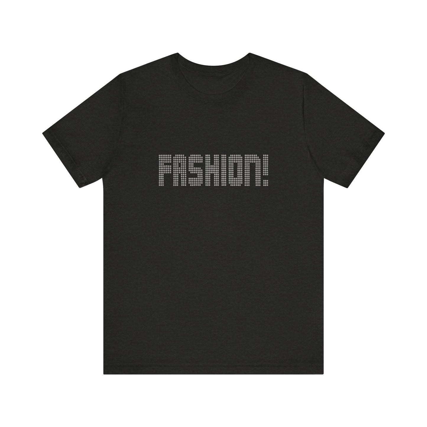 FASHION! — Psych Faux Rhinestones Retro Tee (Dark)