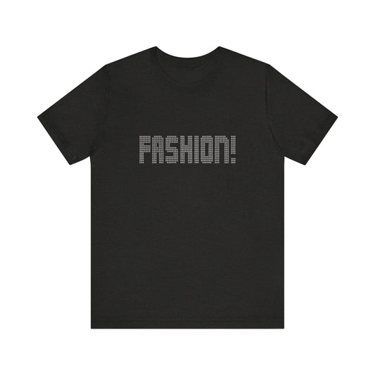 FASHION! — Psych Faux Rhinestones Retro Tee (Dark)