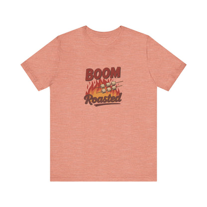 Boom, Roasted — Michael Scott Retro Tee (Light)