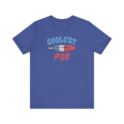 Coolest Pop Shirt — Funny Dad Gift, Retro Ice Pop Tee
