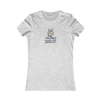I Solemnly Swear a Lot — Harry Potter Retro Women's Tee (Light)