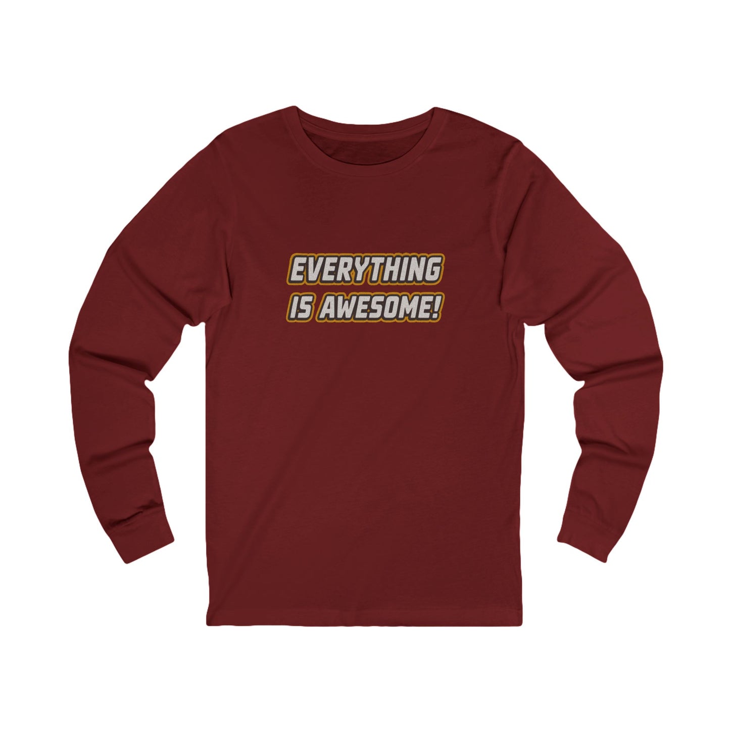 Everything is Awesome! — The LEGO Movie-Inspired Retro Long Sleeve (Dark)