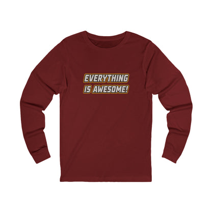 Everything is Awesome! — The LEGO Movie-Inspired Retro Long Sleeve (Dark)