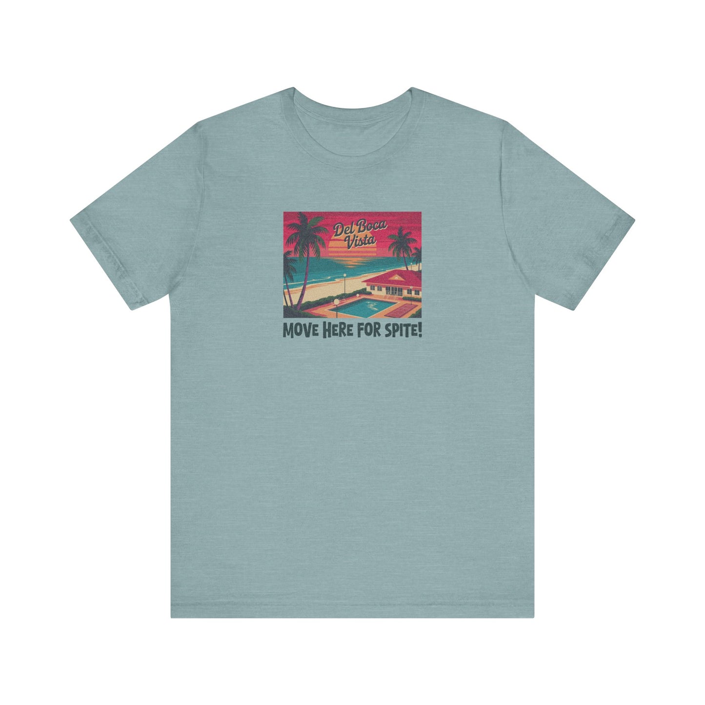 Del Boca Vista (Move Here For Spite!) — Seinfeld Retro Tee (Light)