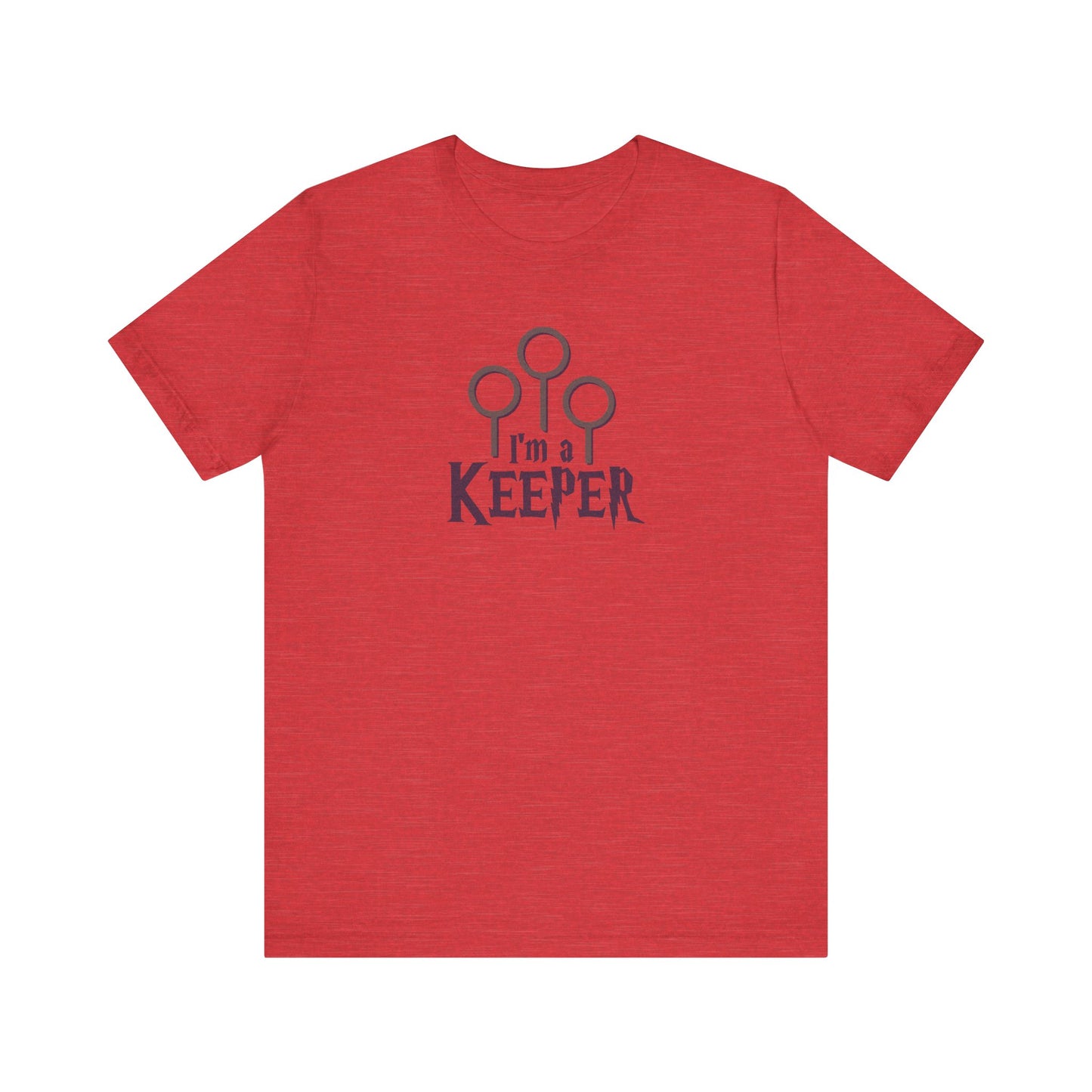 I’m a Keeper — Harry Potter Quidditch Retro Tee (Light)