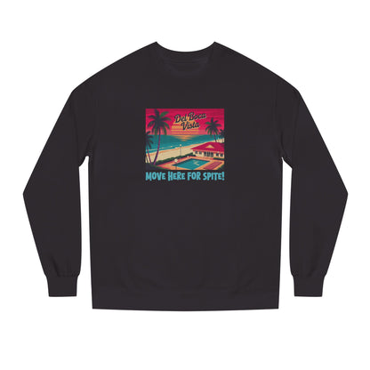 Del Boca Vista (Move Here For Spite!) — Seinfeld Retro Sweatshirt (Dark)