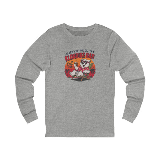 What You Did for a Klondike Bar — Retro Graphic Long Sleeve (Light)