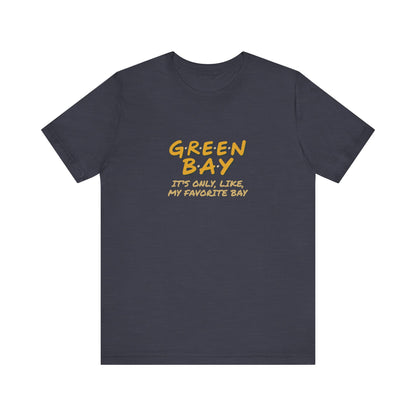Green Bay (My Favorite Bay) — Phoebe Buffay Football Tee (Dark)