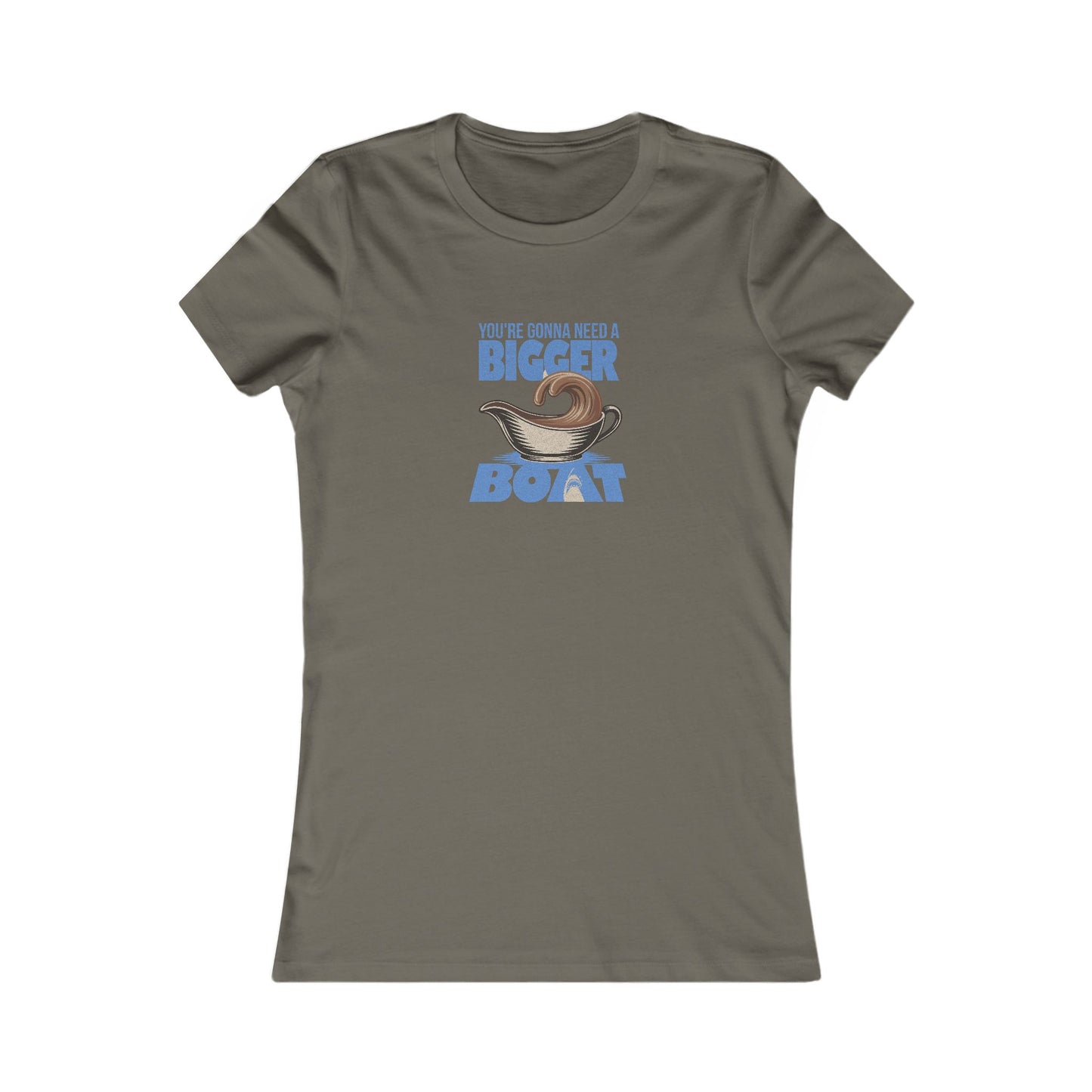 You're Gonna Need a Bigger (Gravy) Boat — Retro Women's Tee (Dark)