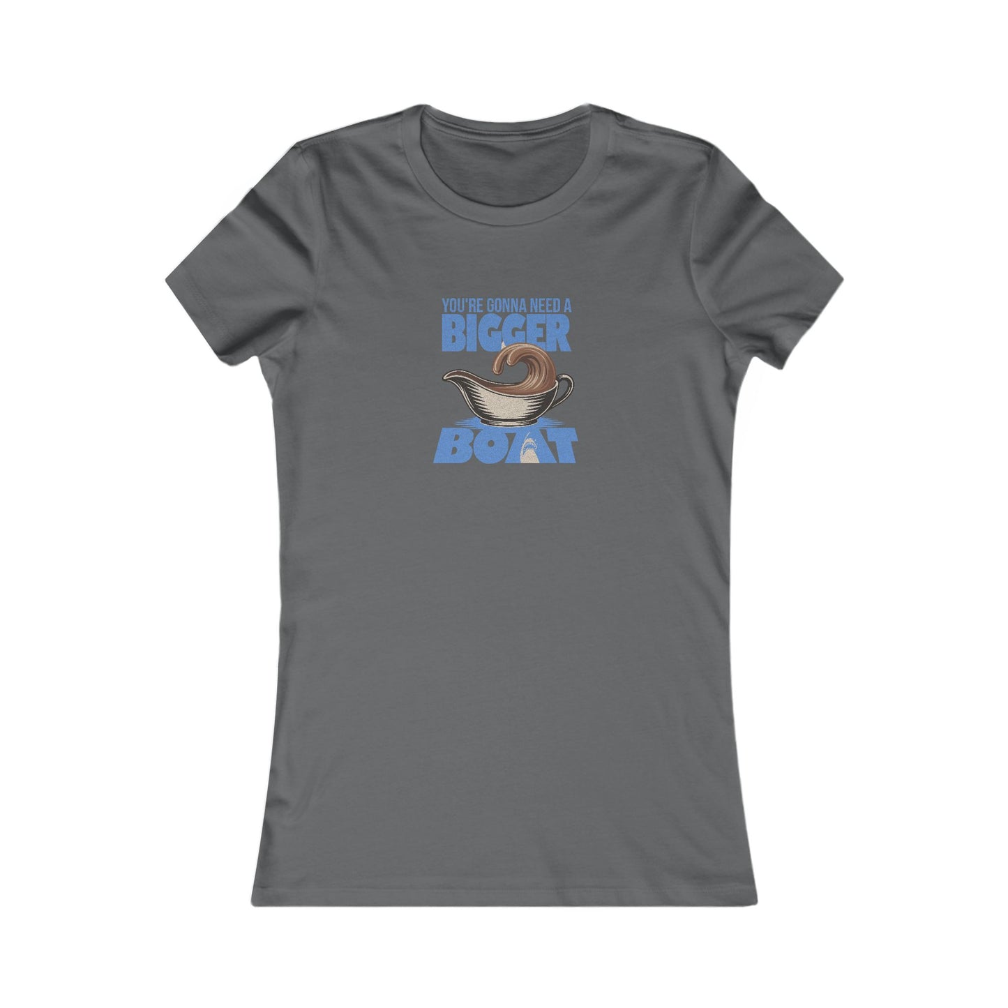You're Gonna Need a Bigger (Gravy) Boat — Retro Women's Tee (Dark)