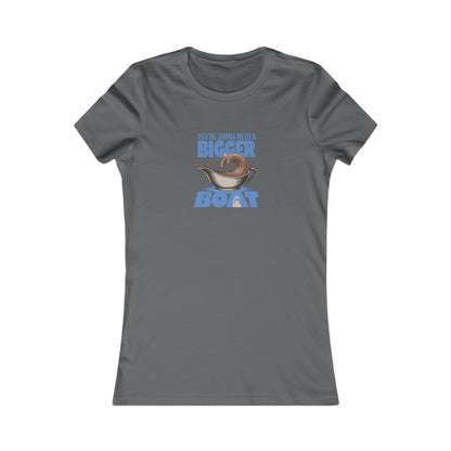 You're Gonna Need a Bigger (Gravy) Boat — Retro Women's Tee (Dark)