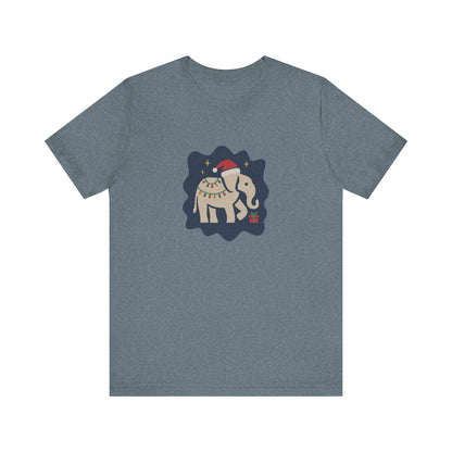 White Elephant Season — Retro Christmas Graphic Tee (Light)