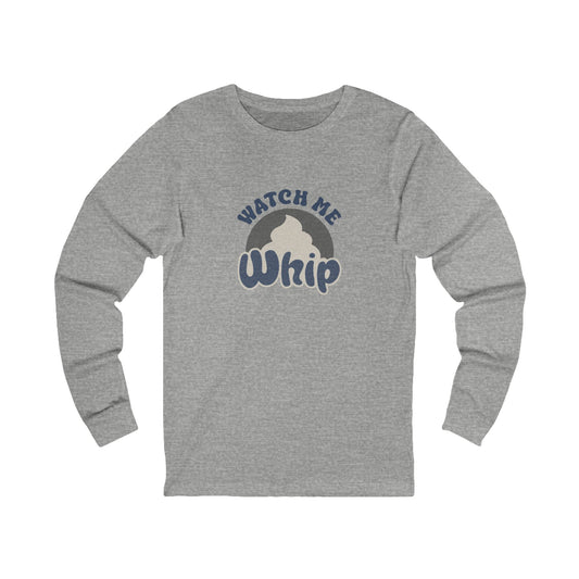 Watch Me Whip — Retro Thanksgiving Long Sleeve (Light)