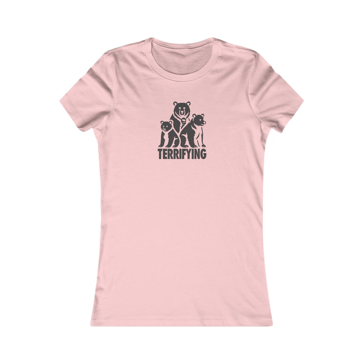 Bears Are Terrifying — Retro Silhouette Women's Tee (Light)