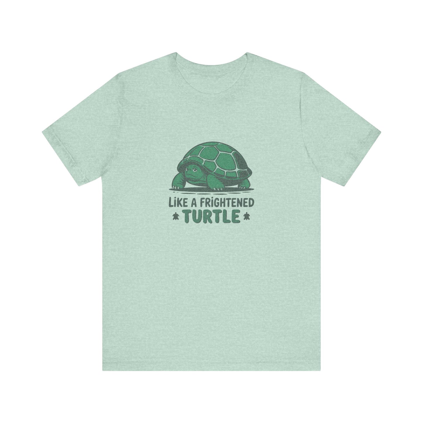 Like a Frightened Turtle — George Costanza Shrinkage Retro Tee (Light)
