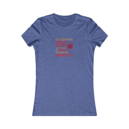 Big Glass Energy — Wine Lover Retro Women's Tee (Dark)